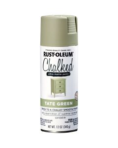 Rust-Oleum Chalked 12 Oz. Ultra Matte Spray Paint, Tate Green