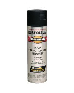 Rust-Oleum Professional Fast Dry 15 Oz. Flat High Performance Enamel Spray Paint, Black