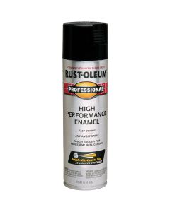 Rust-Oleum Professional Fast Dry 15 Oz. Gloss High Performance Enamel Spray Paint, Black