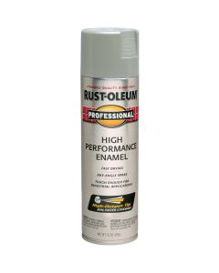 Rust-Oleum Professional Fast Dry 15 Oz. Gloss High Performance Enamel Spray Paint, Light Machine Gray