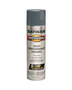 Rust-Oleum Professional Fast Dry 15 Oz. Gloss High Performance Enamel Spray Paint, Dark Machine Gray