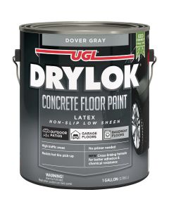 Drylok Concrete Floor Paint Dover Gray, 1 Gal.
