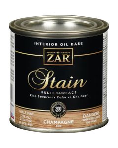 Zar 1/2 Pt. Champagne Oil-Based Multi-Surface Interior Stain