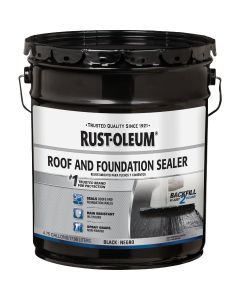Rust-Oleum 4.75 Gal. Black Roof and Foundation Sealer
