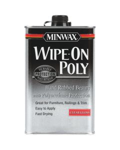 Minwax Gloss Wipe-On Interior Polyurethane, 1 Pt.
