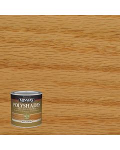 Minwax Polyshades 1/2 Pt. Satin Stain & Finish Polyurethane In 1-Step, Classic Oak