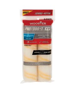 Wooster Jumbo-Koter P/D FTP 6-1/2 In. x 3/8 In. Woven Paint Roller Cover (2-Pack)