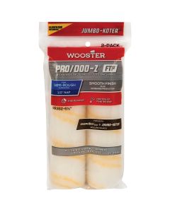 Wooster Jumbo-Koter P/D FTP 6-1/2 In. x 1/2 In. Woven Paint Roller Cover (2-Pack)