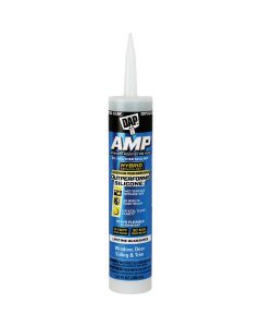 DAP AMP 9 Oz. Advanced Modified Polymer All Weather Window, Door, & Siding Sealant, Crystal Clear
