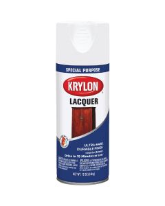 Krylon 12 Oz. White Spray Lacquer