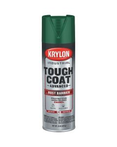 Krylon Industrial Tough Coat 15 Oz. Gloss Dark Green Rust Barrier Spray Enamel