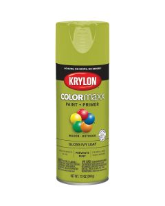 Krylon ColorMaxx12 Oz. Gloss Spray Paint, Ivy Leaf