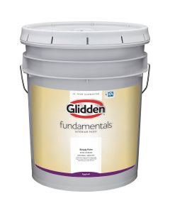 Glidden Fundamentals Interior Paint Eggshell White & Pastel Base 5 Gallon
