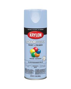 Krylon ColorMaxx 12 Oz. Gloss Spray Paint, Peekaboo Blue