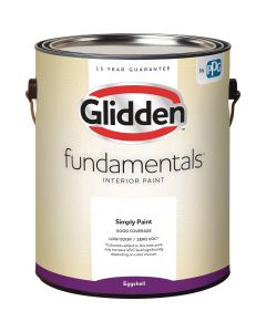 Glidden Fundamentals Interior Paint Eggshell White & Pastel Base 1 Gallon