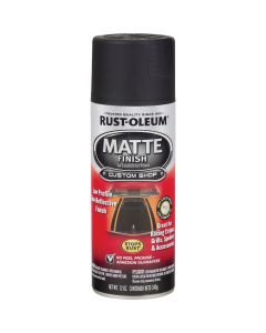 Rust-Oleum Stops Rust Automotive Matte Finish, 12 Oz., Matte Black