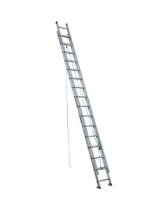 Werner 32 Ft. Aluminum Extension Ladder with 225 Lb. Load Capacity Type II Duty Rating