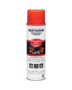 Rust-Oleum Industrial Choice Fluorescent Red 17 Oz. Inverted Marking Spray Paint