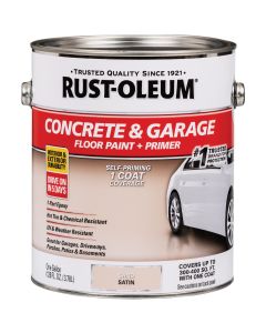 Rust-Oleum Concrete & Garage Floor Paint & Primer, 1 Gal., Sand