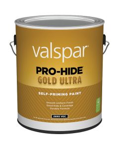 Valspar Pro-Hide Gold Ultra Zero VOC Satin Interior Wall Paint, Tint Base, 1 Gal.