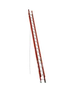 Werner 40 Ft. Fiberglass Extension Ladder with 300 Lb. Load Capacity Type IA Duty Rating