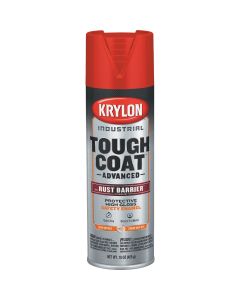 Krylon Industrial Tough Coat 15 Oz. Gloss Safety Red Rust Barrier Spray Enamel