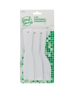 Ss 3 Pc Plastic Putty Knife Set