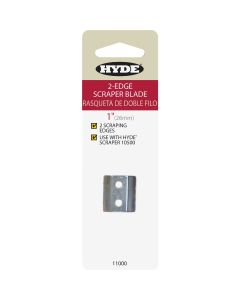 Hyde 1 In. 2-Edge Replacement Scraper Blade
