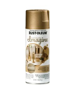 Rust-Oleum 11 Oz. Champagne Imagine Craft & Hobby Metallic Spray Paint