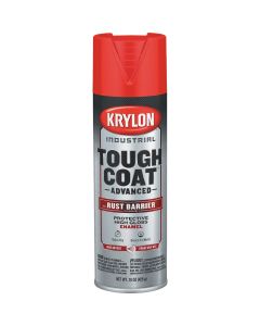 Krylon Industrial Tough Coat 15 Oz. Gloss Bright Red Rust Barrier Spray Enamel