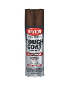 Krylon Industrial Tough Coat 15 Oz. Gloss Chestnut Brown Rust Barrier Spray Enamel