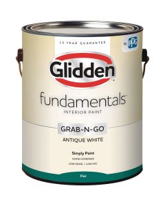 Glidden Fundamentals Grab-N-Go Antique White Flat 1 Gallon
