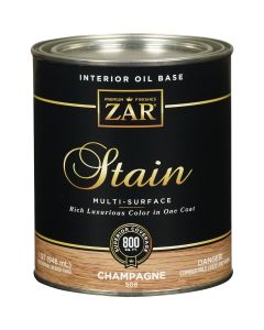 Zar 1 Qt. Champagne Oil-Based Multi-Surface Interior Stain