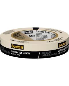 3M Scotch 0.94 In. x 60.1 Yd. Contractor Grade Masking Tape