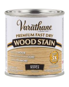 Varathane Fast Dry Honey Maple Urethane Modified Alkyd Interior Wood Stain, 1/2 Pt.