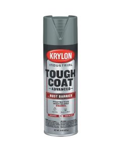 Krylon Industrial Tough Coat 15 Oz. Gloss Dark Machinery Gray Rust Barrier Spray Enamel