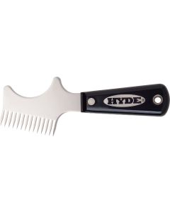 Hyde Black & Silver Stainless Steel Brush & Roller Cleaner