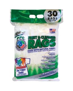Precision-Fiber Cloth 12.5 In. x 16 In. Paint & Cleaning Rags (30 Count)