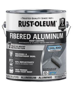Rust-Oleum 510 1 Gal. 7-Year Fibered Aluminum Roof Coating