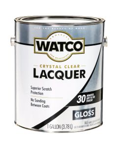 Watco Clear Gloss Gallon 350 Sq. Ft./Gal. Lacquer