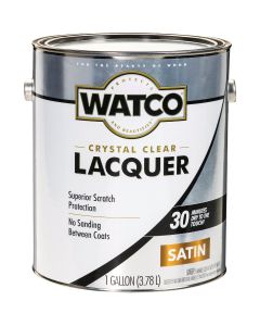 Watco Clear Satin Gallon 350 Sq. Ft./Gal. Lacquer