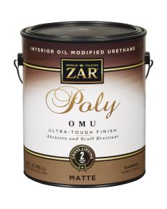 ZAR Matte Ultra Max Interior Polyurethane, 1 Gal.