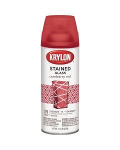 Krylon Stained Glass 11.5 Oz. Cranberry Red Spray Paint