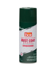 Do it Best Rust Coat Gloss Hunter Green 12 Oz. Anti-Rust Spray Paint
