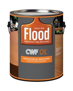 Flood CWF Alkyd/Oil Penetrating Exterior Wood Finish & Preservative, Cedar, 1 Gal.