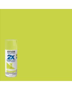 Rust-Oleum Painter's Touch 2X Ultra Cover 12 Oz. Gloss Paint + Primer Spray Paint, Key Lime