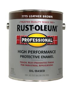 Rust-Oleum VOC for SCAQMD Professional Enamel, Leather Brown, 1 Gal.