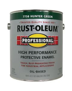 Rust-Oleum Gloss VOC for SCAQMD Professional Enamel, Hunter Green, 1 Gal.