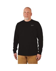 Milwaukee Large Black Long Sleeve Unisex Hybrid Work Shirt