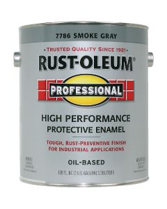 Rust-Oleum Gloss VOC for SCAQMD Professional Enamel, Smoke Gray, 1 Gal.